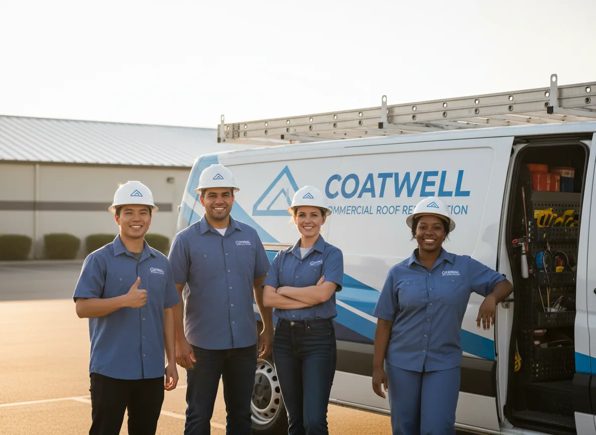 Commercial roof coating company in Ewell, MD